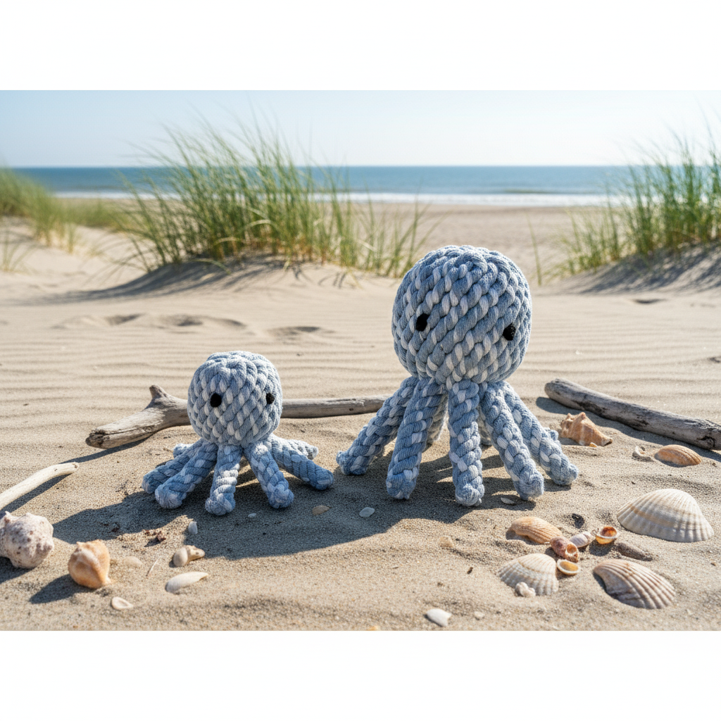 Kai the Octopus Rope Toy : New Version-1