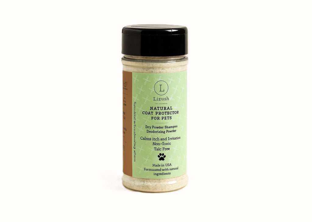 Natural pet pampering gift box with soothing balms, coat powder, room spray, and chew toys — view 5