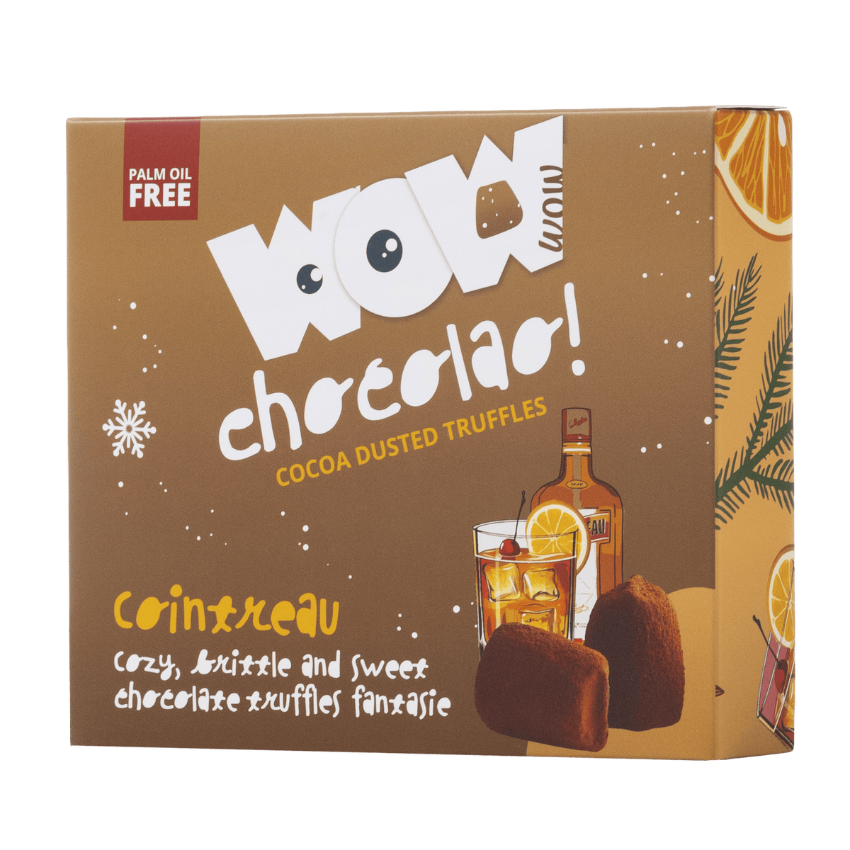 Cointreau Christmas Truffles XL Box 250g | Orange Liqueur Chocolate-0