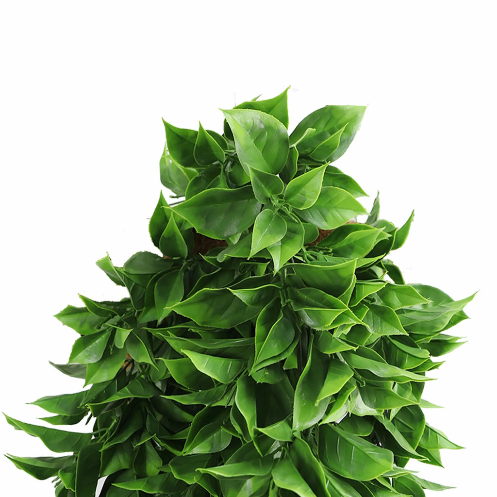 Dense Flowering Pothos Artificial Hanging Bush 10.6×28.5in – NFPA 701 Certified – UV Resistant-2