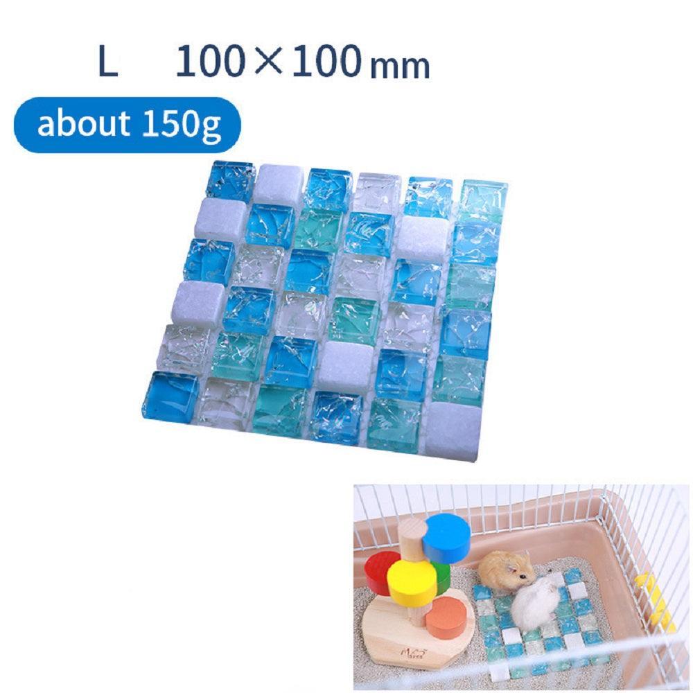 Coolbuddy hamster chill mat rectangular natural spar cooling pad for small pet enclosures — view 2