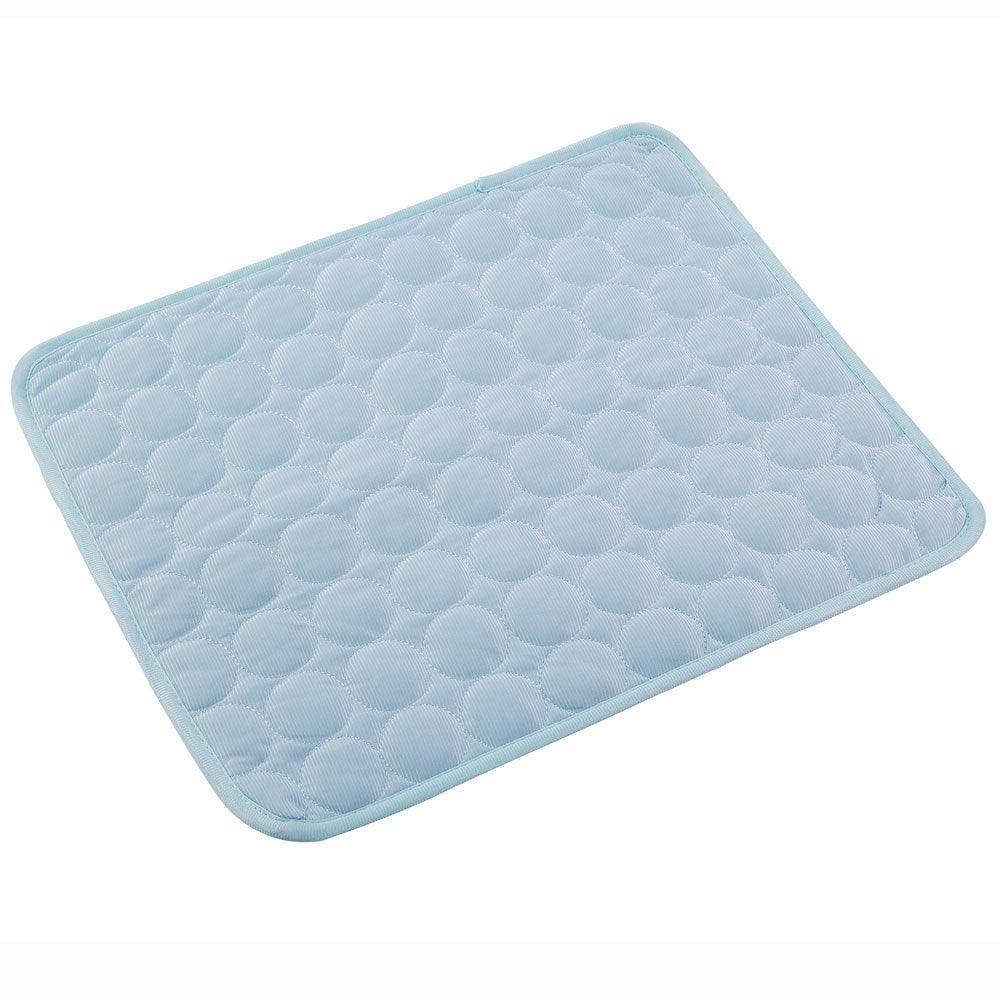 Coolpaws pet ice silk cooling pad in blue and pink for dogs and cats heat relief — view 2