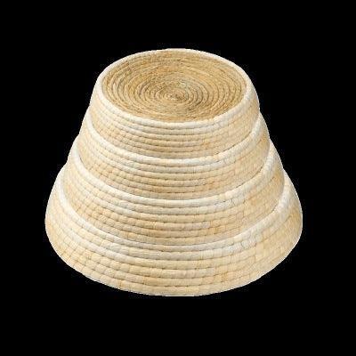 Cozy Haven handcrafted cat bed, woven straw and felt indoor cave house for small pets — view 5
