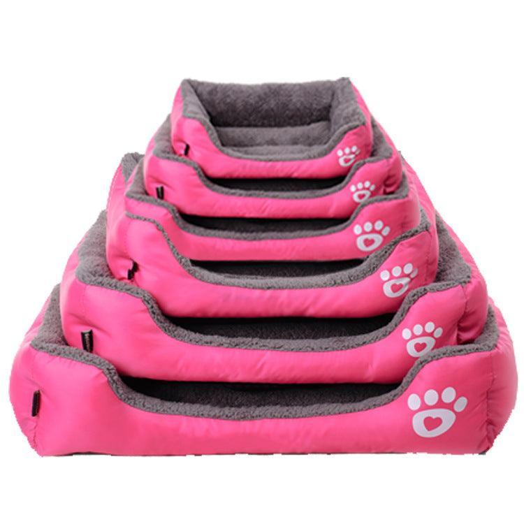 Cozy Haven pet bed featuring a plush sleeping cushion and durable oxford cloth exterior