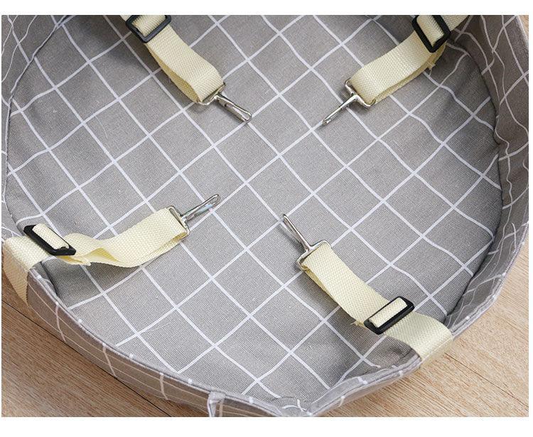 CozyCat cotton cat hammock bed in a square fabric design for comfortable feline window lounging — view 5