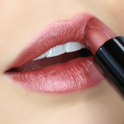 Velvet semi-matte lipstick tube in rich color showcasing smooth hydrating formula for natural clean beauty — view 4