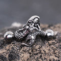 316L Stainless Steel Mermaid Cartilage Cuff Earring-0