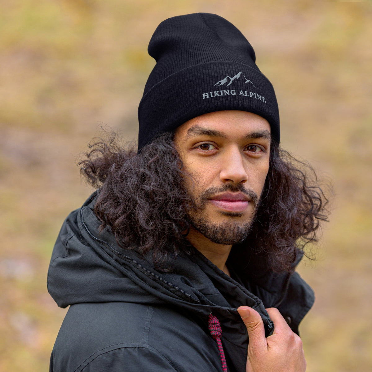 Hiking Alpine Crest Cuffed Beanie-2