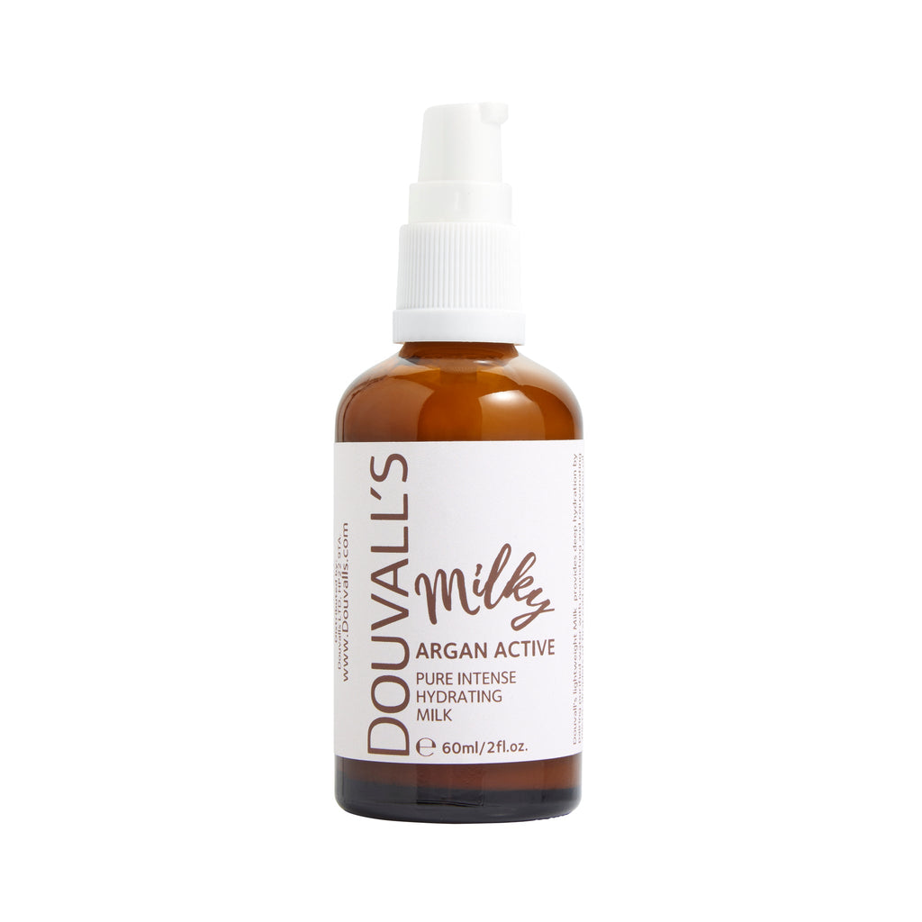 Organic milky argan active moisturiser in a 60ml bottle for daily facial hydration — view 2