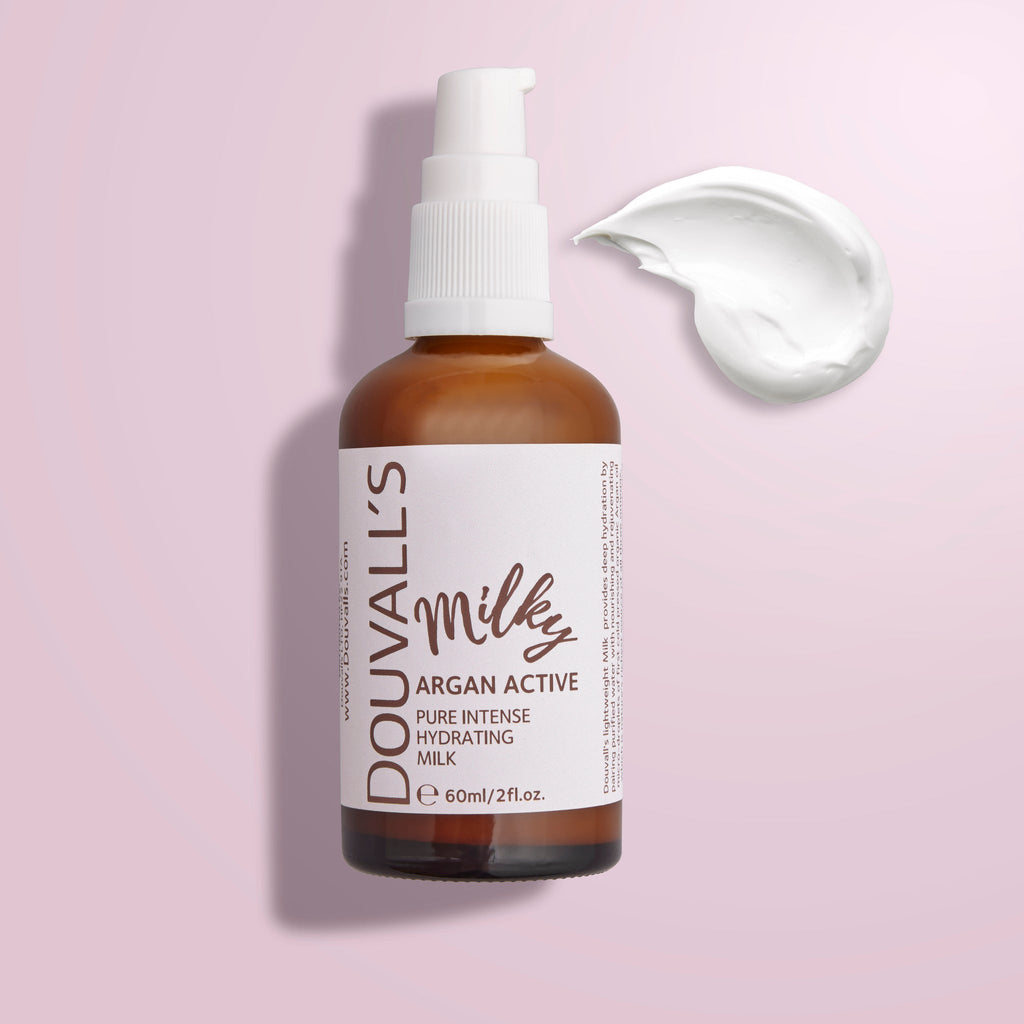 Organic milky argan active moisturiser in a 60ml bottle for daily facial hydration — view 4