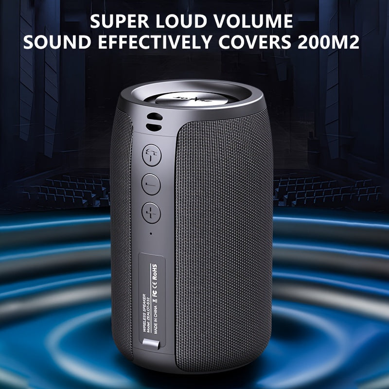 Compact 5W portable wireless speaker for smartphones featuring a sleek design and deep bass. — view 2