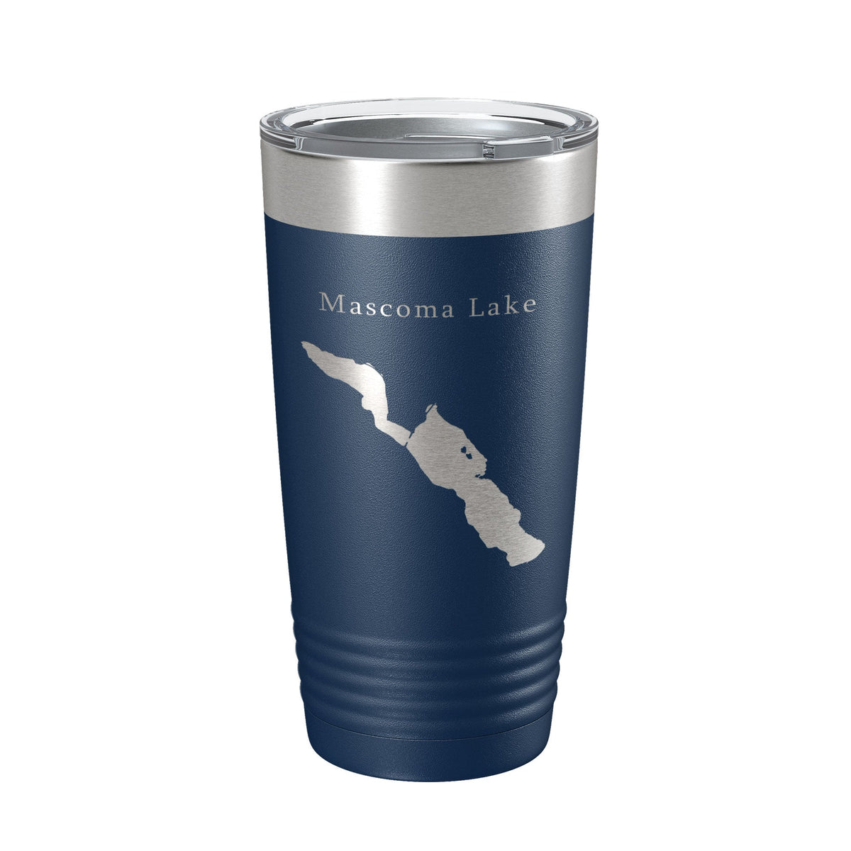 Mascoma Lake Map Tumbler Travel Mug Insulated Laser Engraved Coffee Cup New Hampshire 20 oz-2