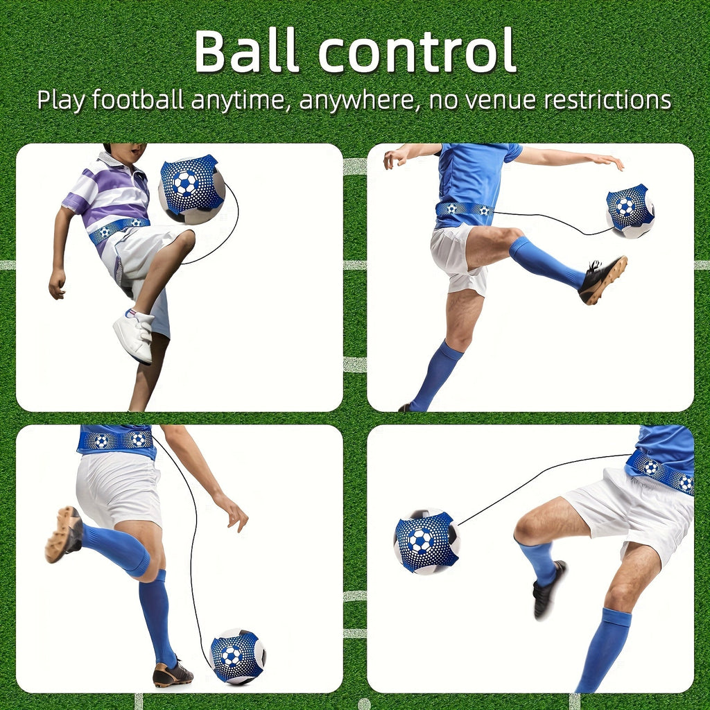 Blue diatomite soccer training mat with numbered directional guides for footwork and agility drills — view 4