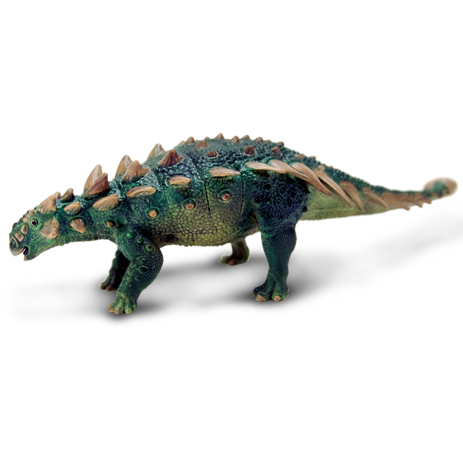 Dino Dana Zuul dinosaur toy action figure showing spikey armor and clubbed tail — view 2
