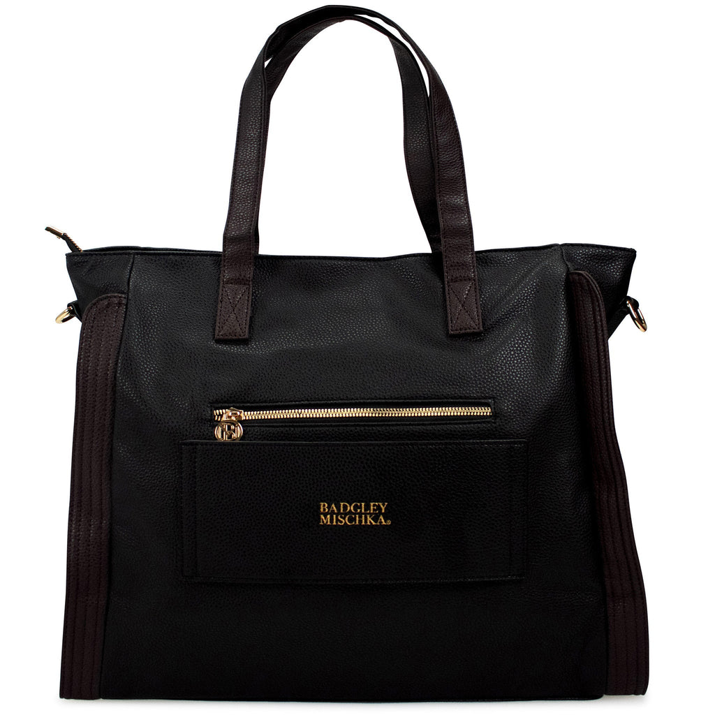 Rose Vegan Leather Weekender Tote Bag-4