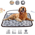 Waterproof electric pet heating pad in durable Oxford fabric featuring a chew-resistant safety power cord