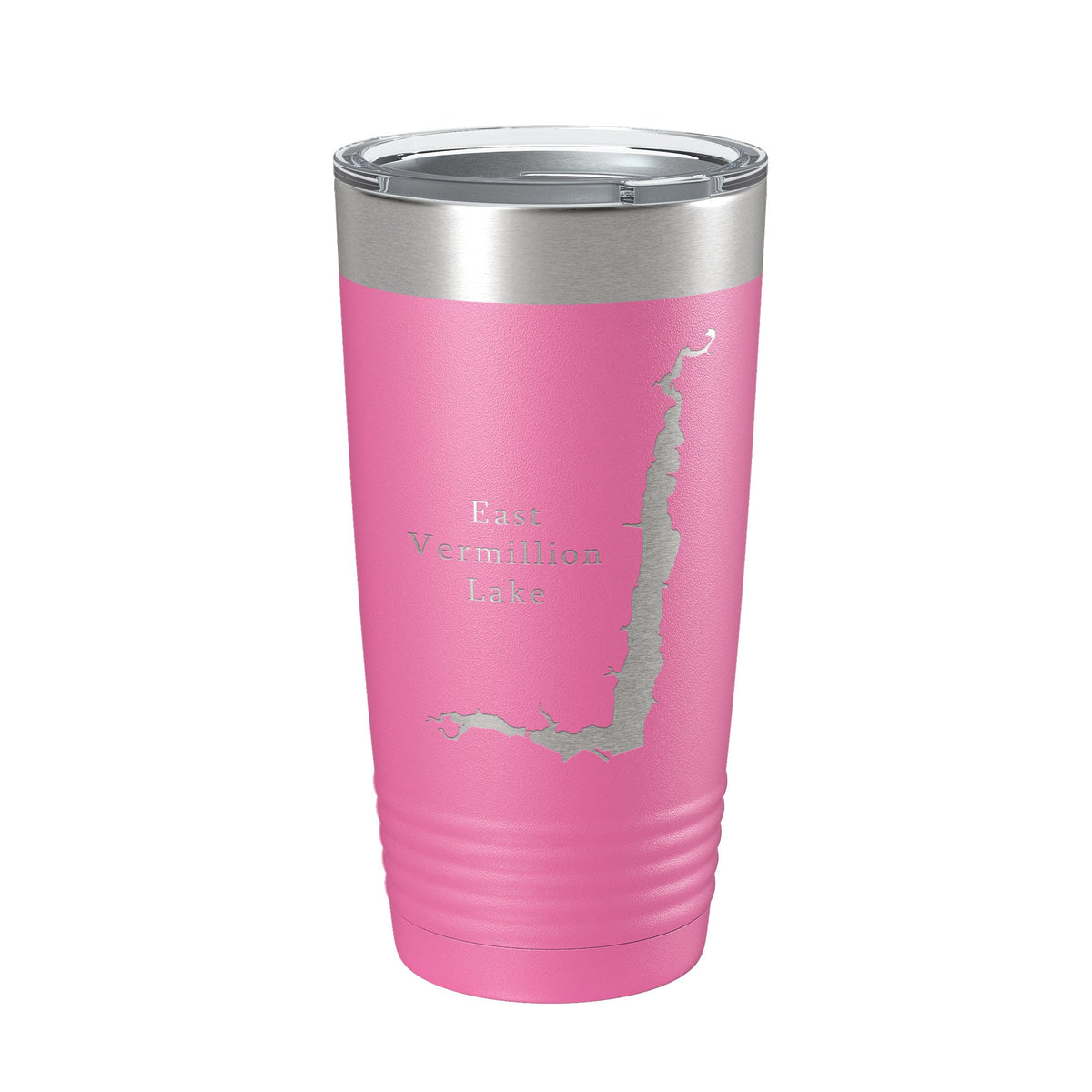 East Vermillion Lake Map Tumbler Travel Mug Insulated Laser Engraved Coffee Cup South Dakota 20 oz-11