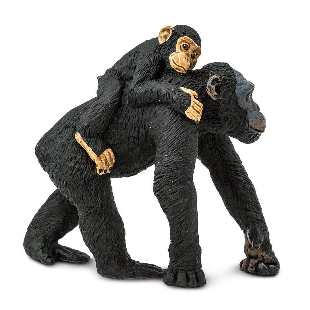 Chimpanzee with Baby Figurine-1
