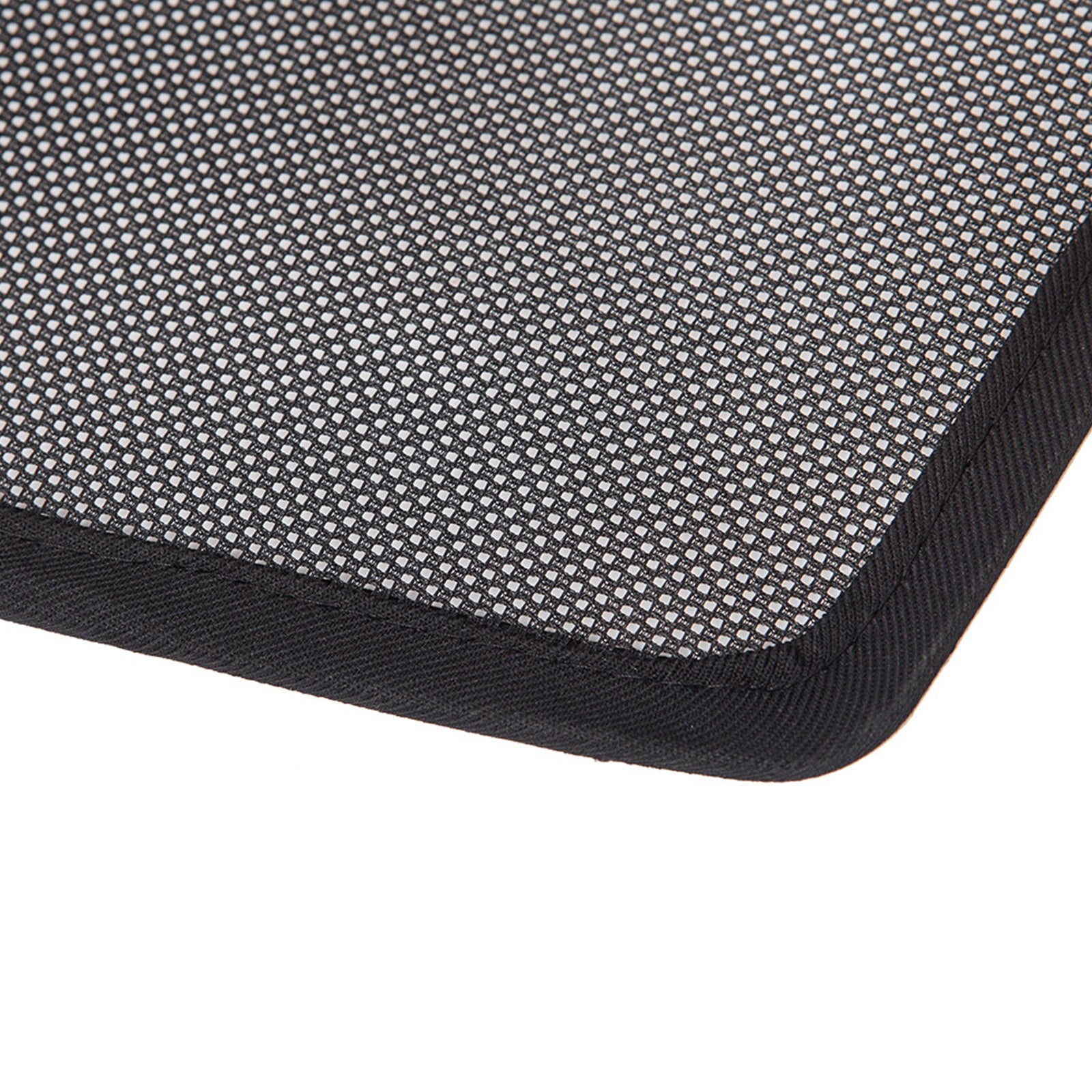 Black synthetic fibre magnetic car window shades for front and rear vehicle windows — view 2