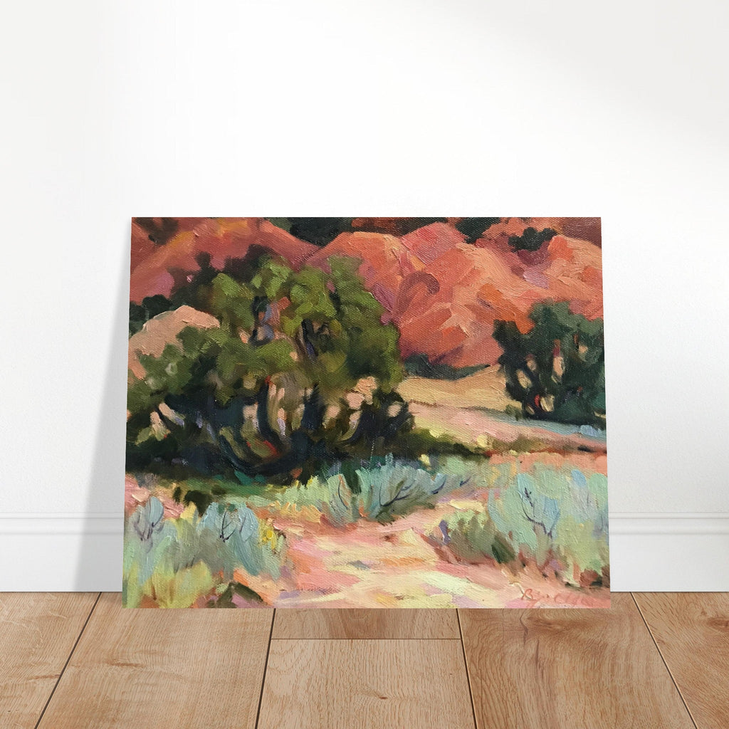 ‘Mesa at Ghost Ranch’ Southwestern Landscape | 16x20 Museum Quality Matte Poster | Original Artwork by American Artist Barbara Cleary-0