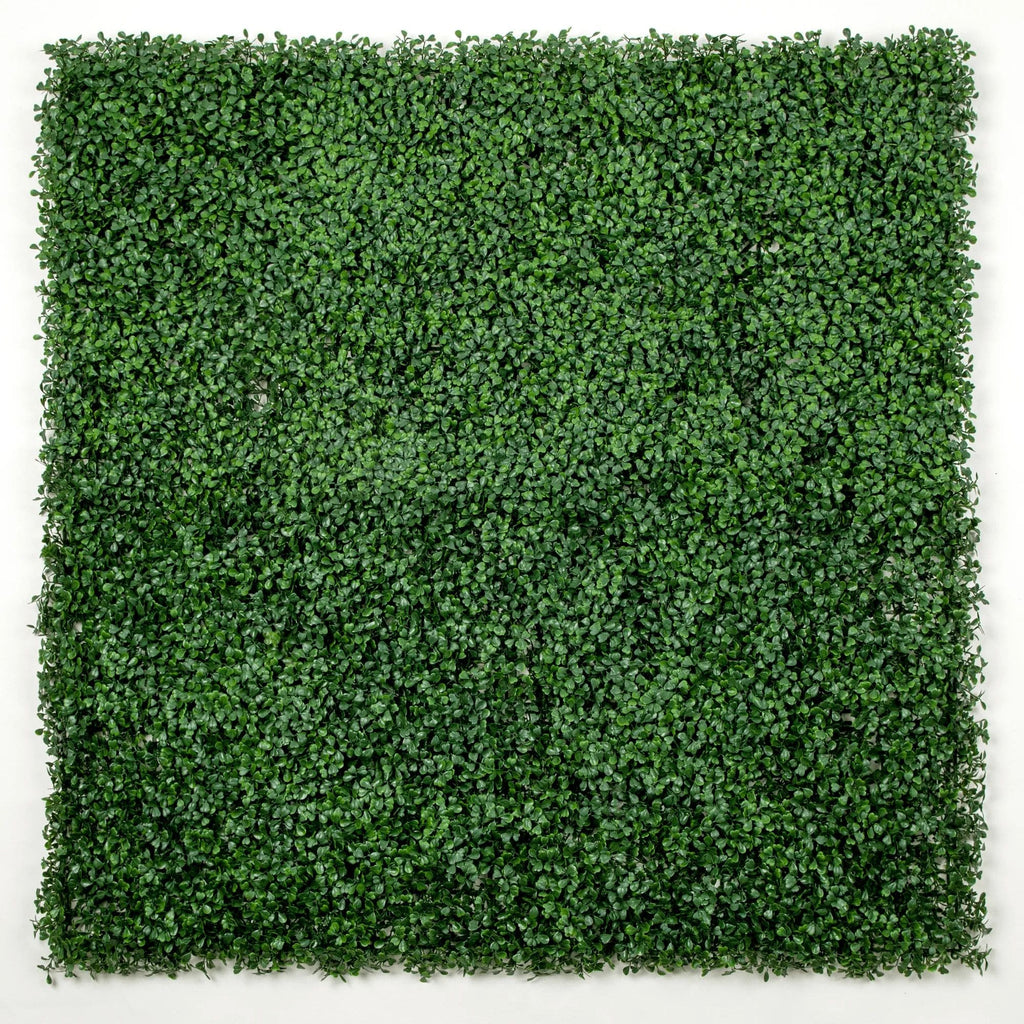 Dark Boxwood Artificial Vertical Garden Green Wall Panel 40×40in 11 SQ FT – UV Resistant – Commercial Grade-0