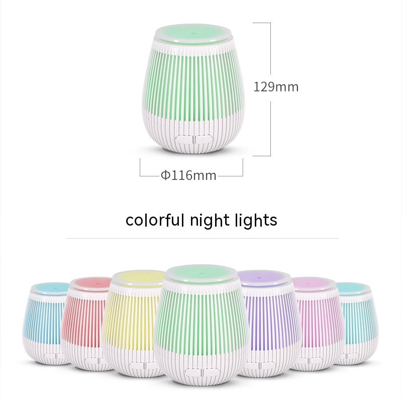 Mini vase shaped USB aromatherapy humidifier and fragrance lamp in a sleek simple design — view 4