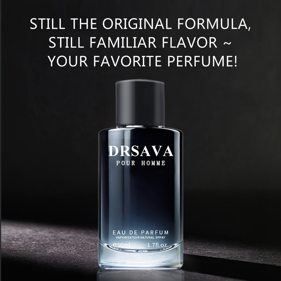 Men's Eau De Parfum 50ml in a sleek black bottle with refreshing fougere and lavender scent. — view 3