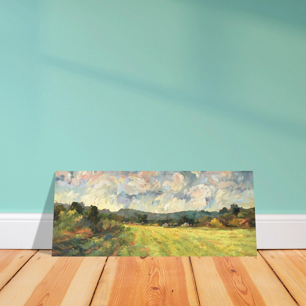 'Before the Harvest' I 10x24 Museum-Quality Matte Paper Poster | Original Artwork by American Artist Barbara Cleary-4