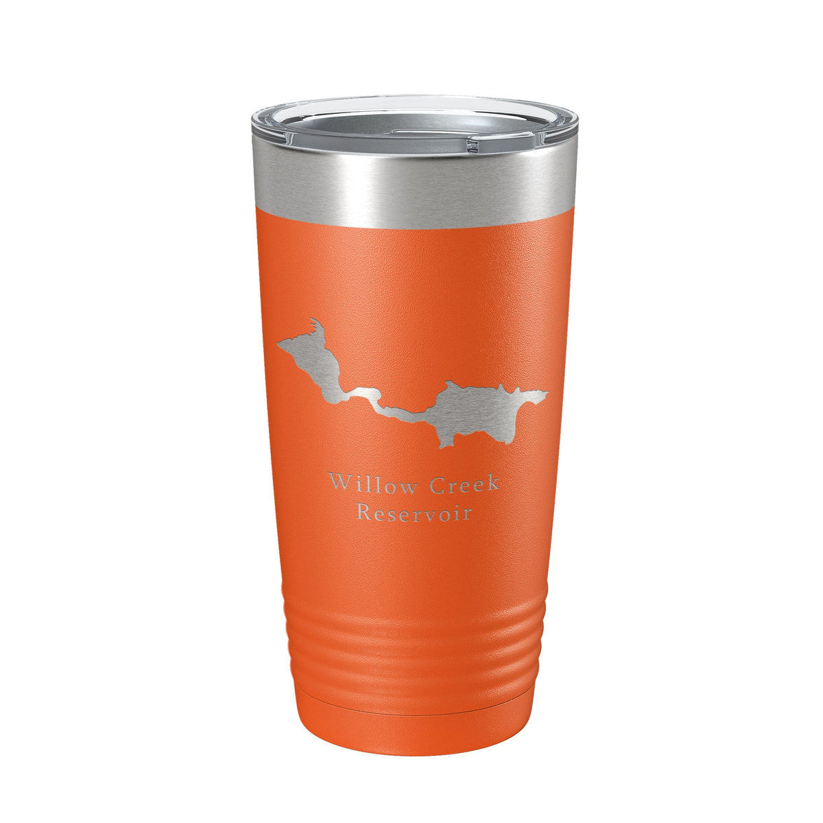 Willow Creek Reservoir Arapaho Tumbler Lake Map Travel Mug Insulated Laser Engraved Coffee Cup Colorado 20 oz-17