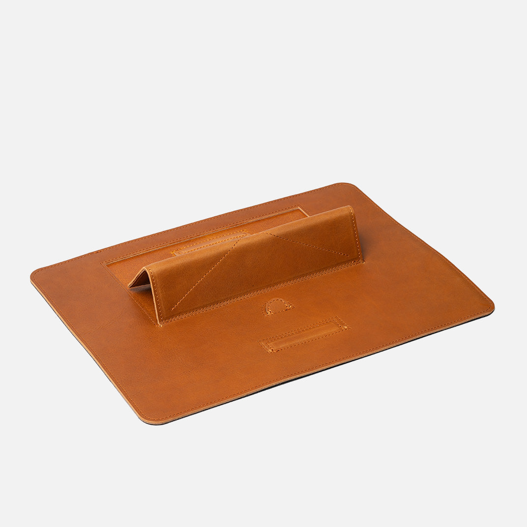 Full-Grain Leather Desktop Stand for iPad-0