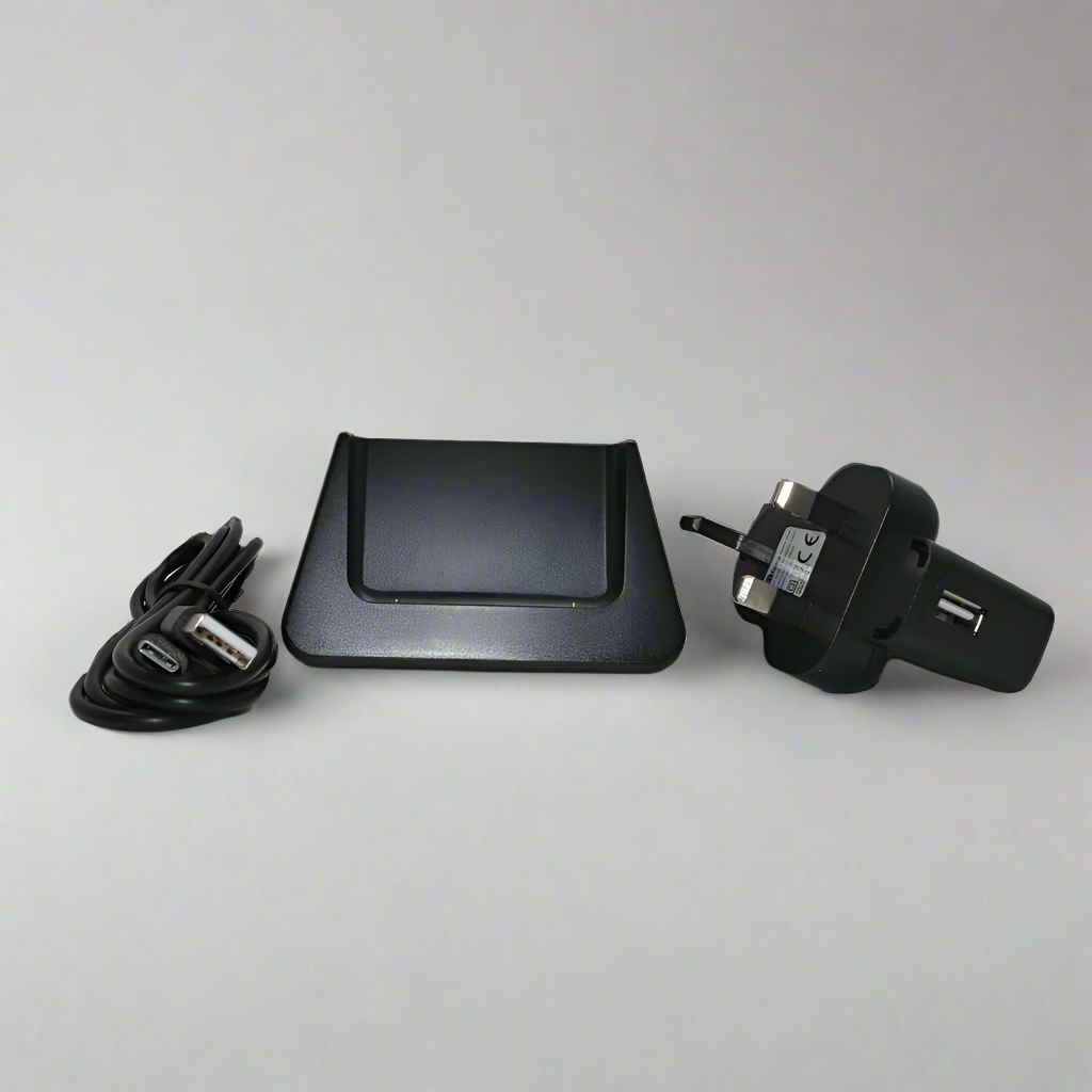 Black TTfone TT660 spare docking cradle desktop charger stand for mobile phones. — view 4