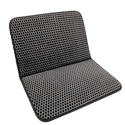 Double-layered honeycomb EVA foam cat litter mat for trapping stray litter — view 3