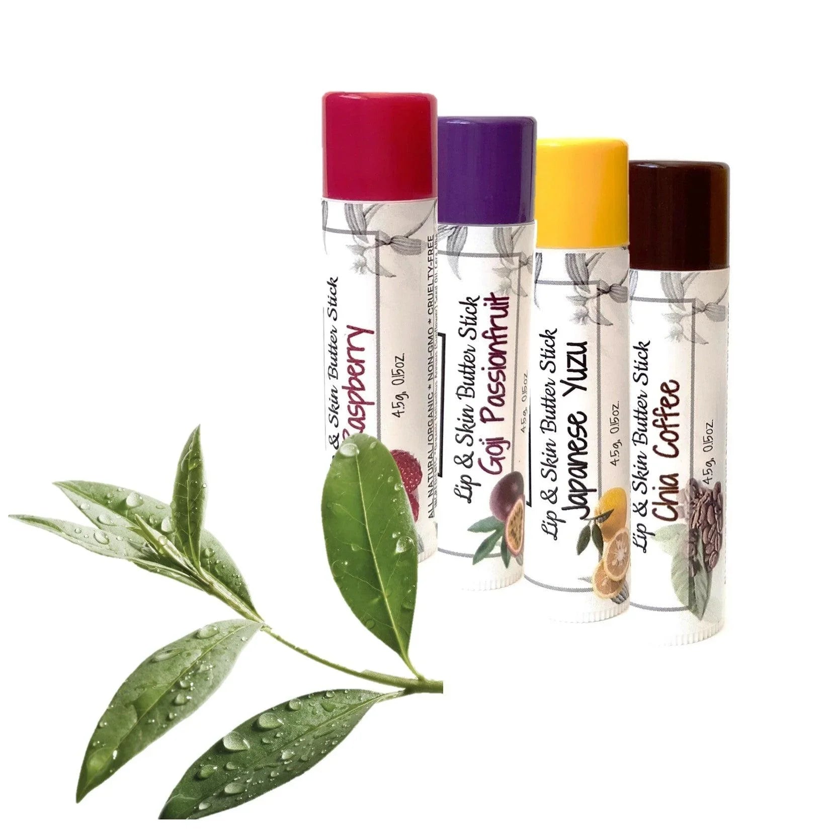 All-natural anti-pigmentation lip butter stick with botanical ingredients on a clean background — view 4