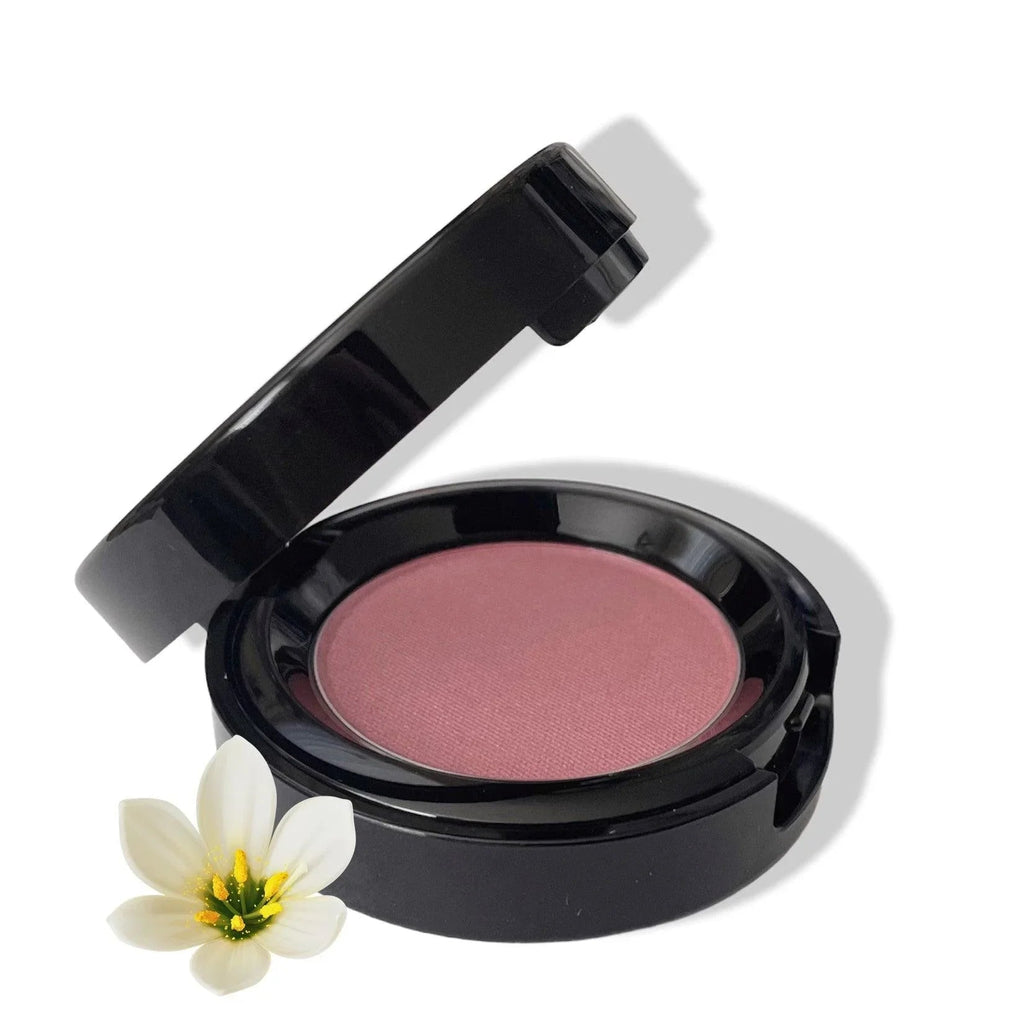 All-natural vegan mineral cheek blush powder compact for an everyday matte finish — view 2