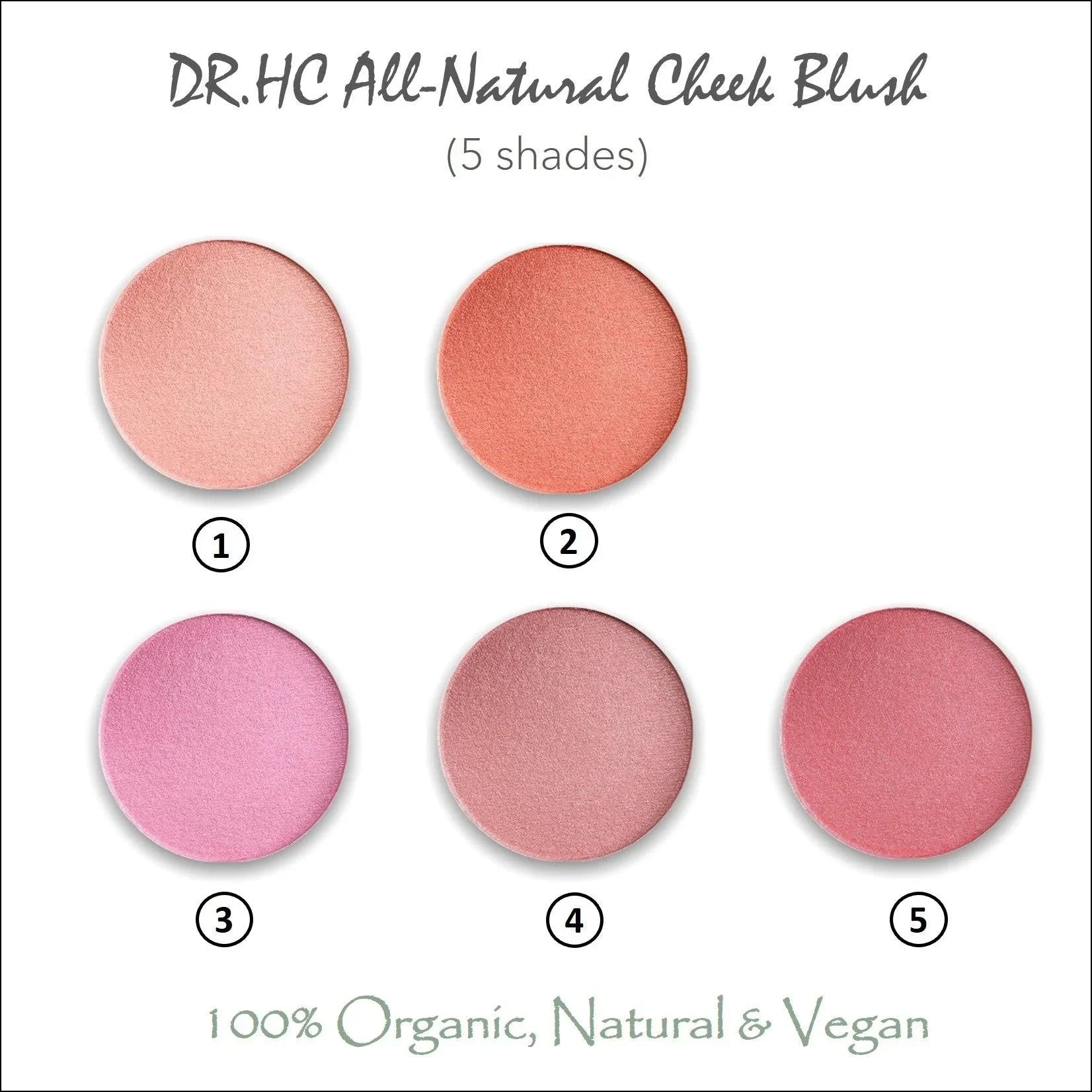 All-natural vegan mineral cheek blush powder compact for an everyday matte finish — view 5