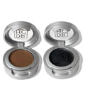All-natural vegan powder eyeliner in black and chocolate brown shades for sensitive eyes