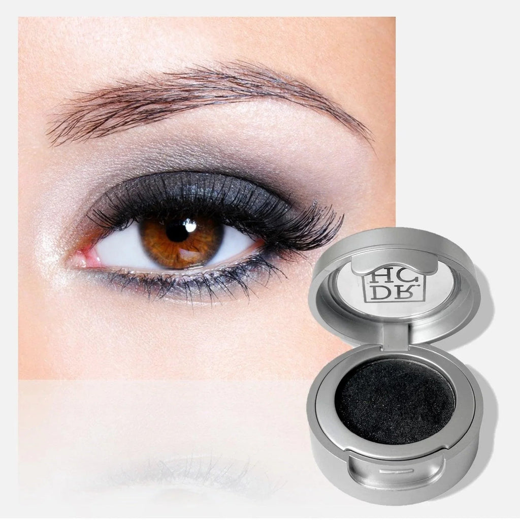 All-natural vegan powder eyeliner in black and chocolate brown shades for sensitive eyes — view 3