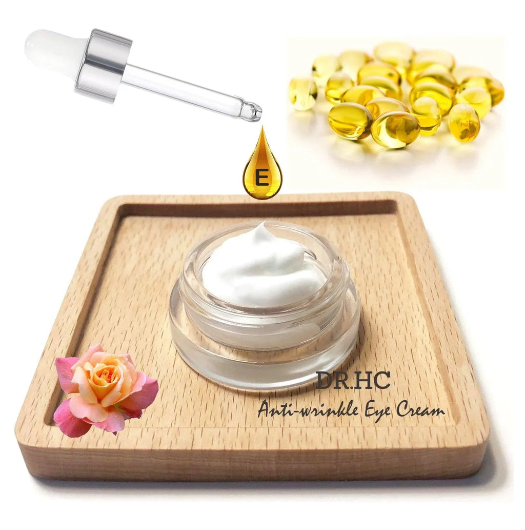 DR.HC anti-wrinkle eye cream jar with organic botanical ingredients for dark circles and anti-aging — view 5