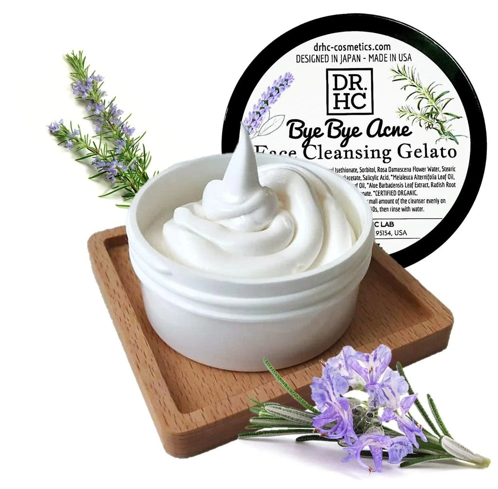 DR.HC Bye Bye Acne Cleansing Gelato face wash in a sleek container for daily skincare
