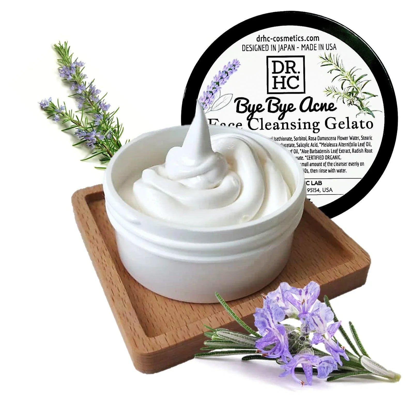 DR.HC Bye Bye Acne Cleansing Gelato face wash in a sleek container for daily skincare