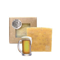 Citrus beer all-natural soap bar for exfoliating face and body with natural oats
