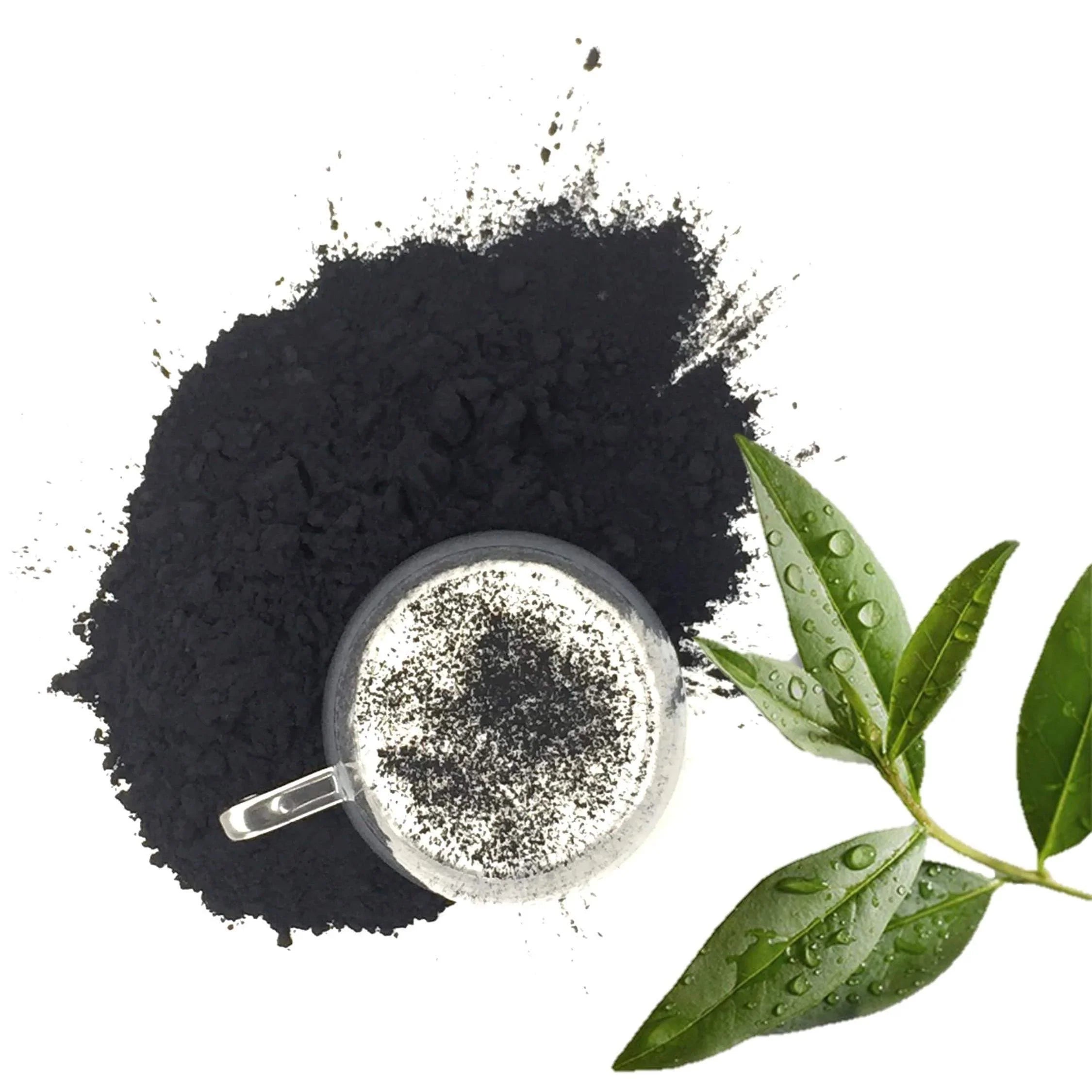 Black activated charcoal and tea tree all-natural face soap bar for clear skin — view 5