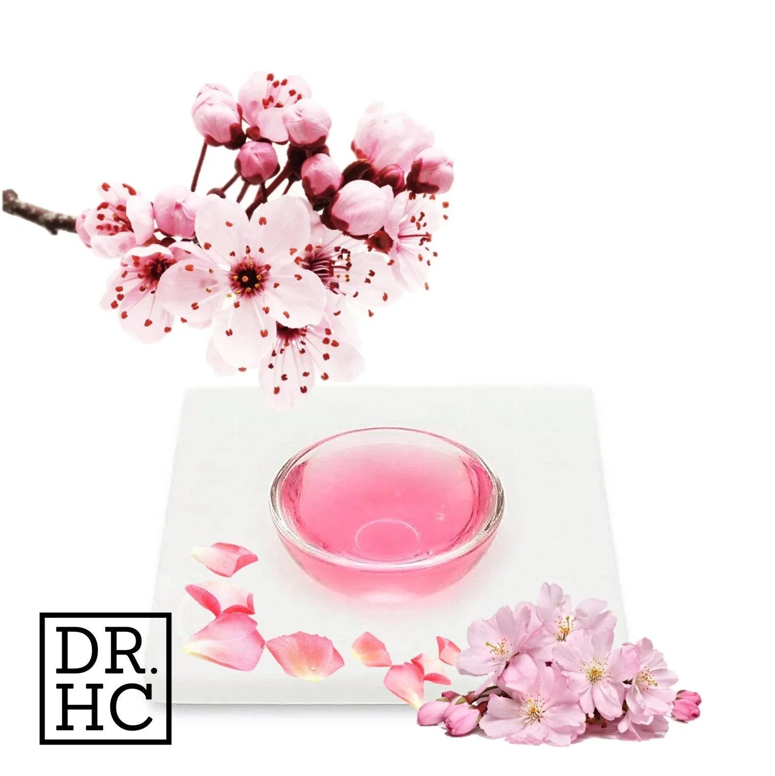 Pink facial toner bottle with Kojic Acid and Rose Sakura extract for skin brightening. — view 3