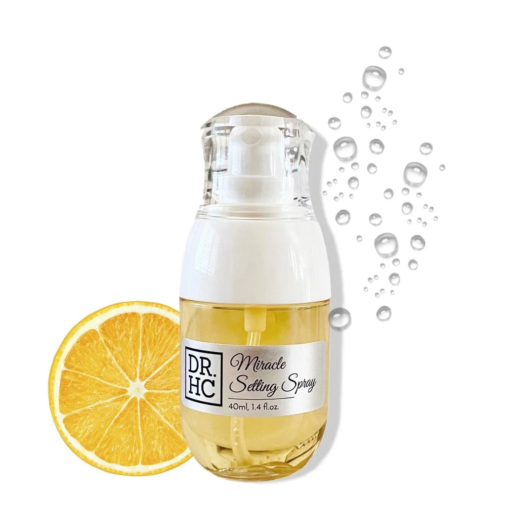 DR.HC miracle makeup setting spray 40ml travel bottle hydrating vegan face mist with Vitamin C — view 2