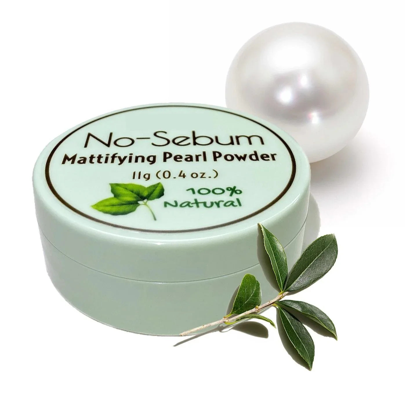 Translucent mattifying pearl face powder in a round jar for setting makeup and skincare — view 4