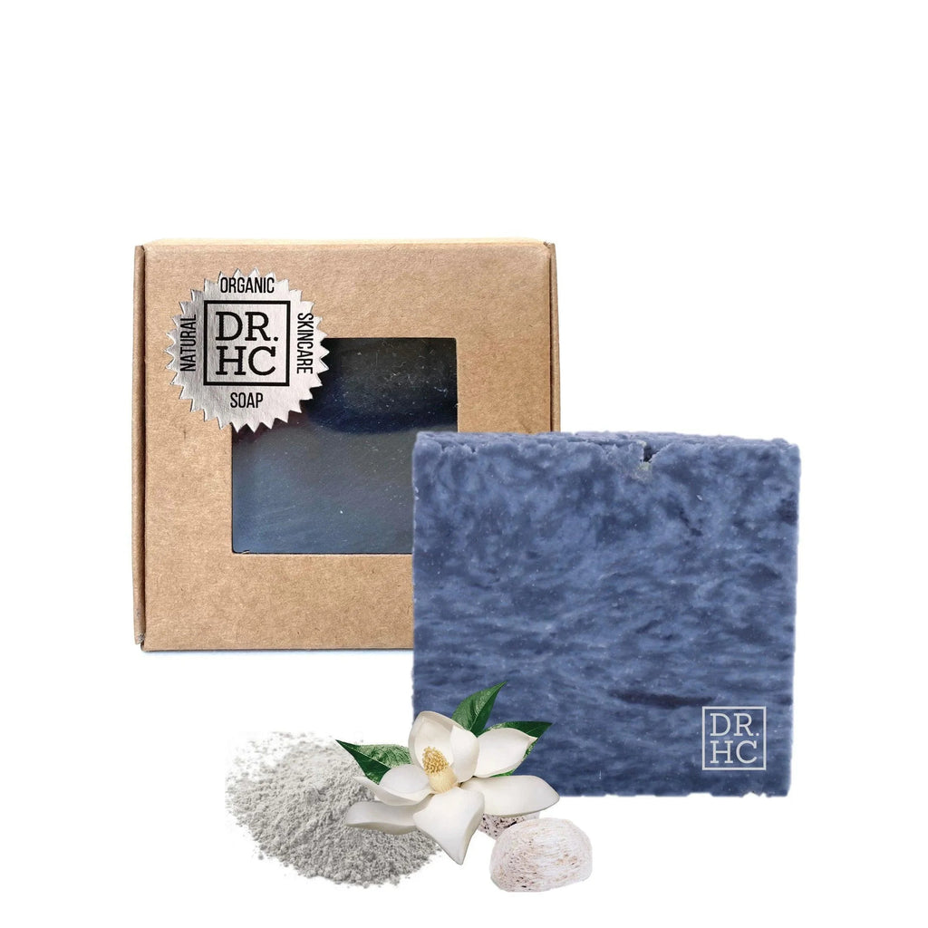 Ocean Breath exfoliating peppermint soap bar with natural pumice and bentonite clay for deep body cleansing