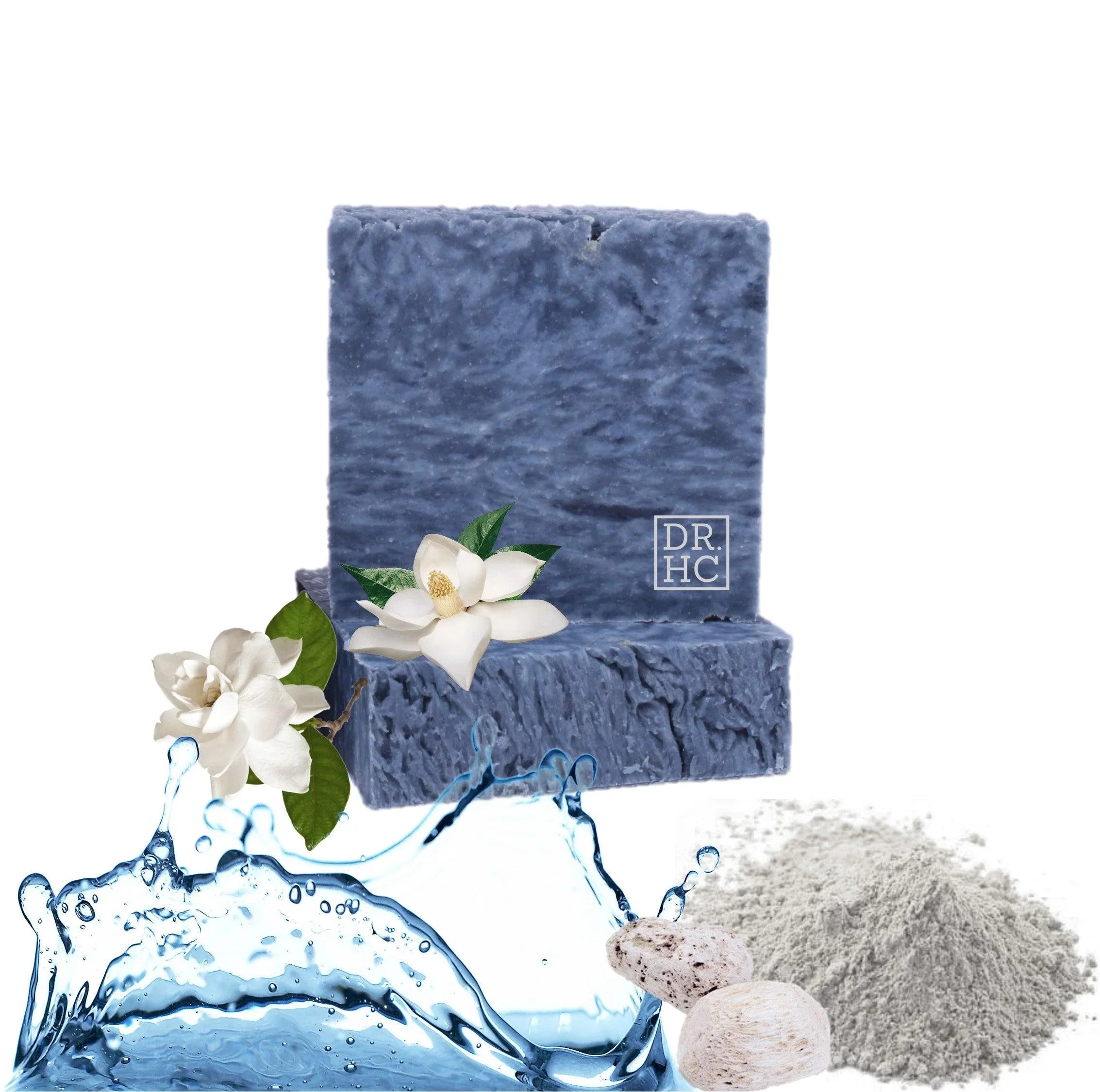 Ocean Breath exfoliating peppermint soap bar with natural pumice and bentonite clay for deep body cleansing — view 3
