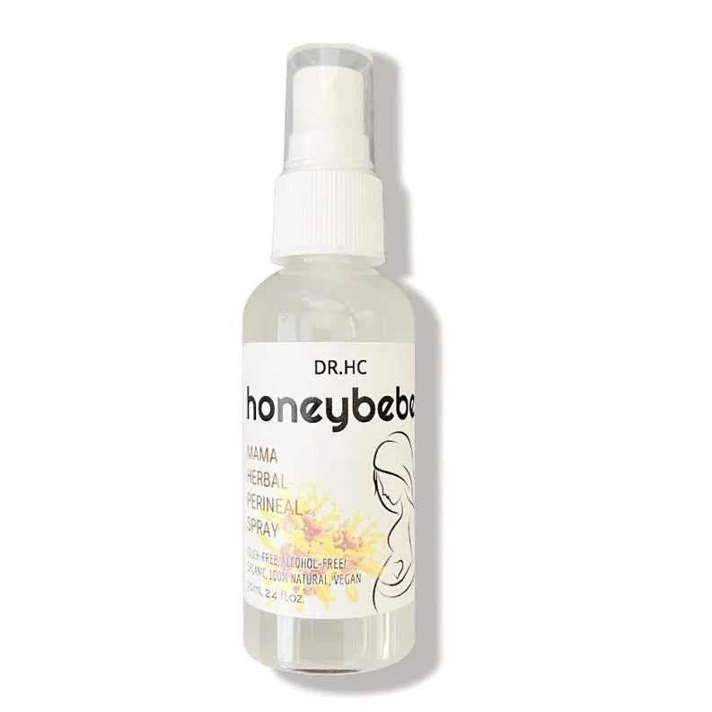 Organic postpartum perineal spray bottle with natural herbal ingredients for new mothers cooling relief — view 2