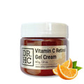 Vitamin C Retinol gel cream jar, anti-aging face moisturizer for skin brightening and blemish control