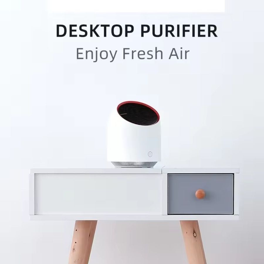 Portable mini USB air purifier in compact design for home and office desk use — view 5